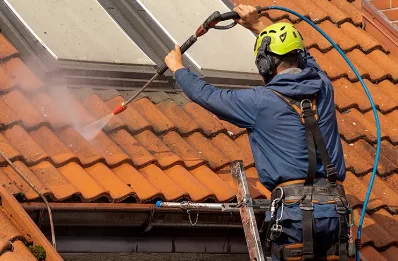 Démoussage et hydrofuge de toiture à Château-Verdun
